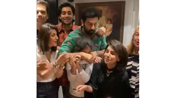 Karan Johar At Neetu Kapoor's Birthday Party