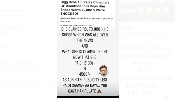 Paras Chhabra & Akanksha Lock Horns Yet Again; Actor Slams His Ex & Asks Aur Kitna Publicity Legi