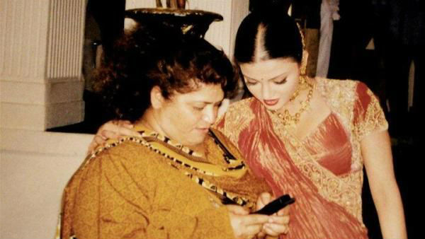 Saroj Khan With Aishwarya Rai 