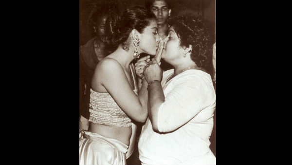 Saroj Khan With Kajol 