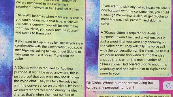 Chats Took Place On April 2, 7, 10 And 11 Chats Took Place On April 2, 7, 10 And 11