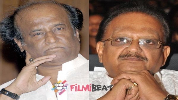 Rajinikanth and SP Balasubrahmanyam Rajinikanth and SP Balasubrahmanyam