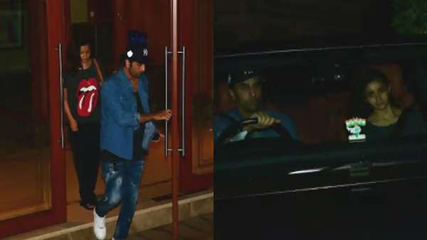 Alia Bhatt And Ranbir Kapoor Visited Sanjay Dutt