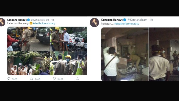 'Death Of Democracy,' Says Kangana Ranaut