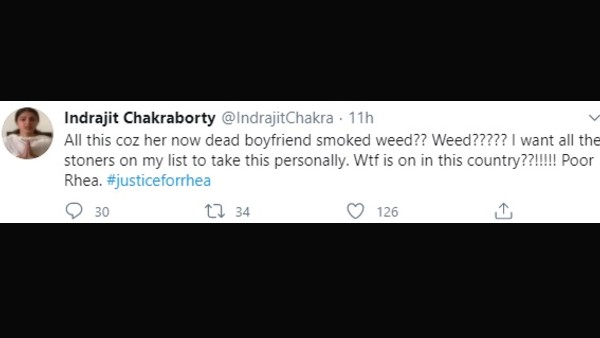 'All This Because Her Now Dead Boyfriend Smoked Weed?' Asks Indrajit Chakraborty