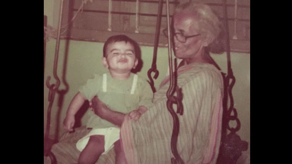 Radhika With Her Grandmother