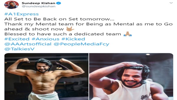 Sundeep Kishans Tweet