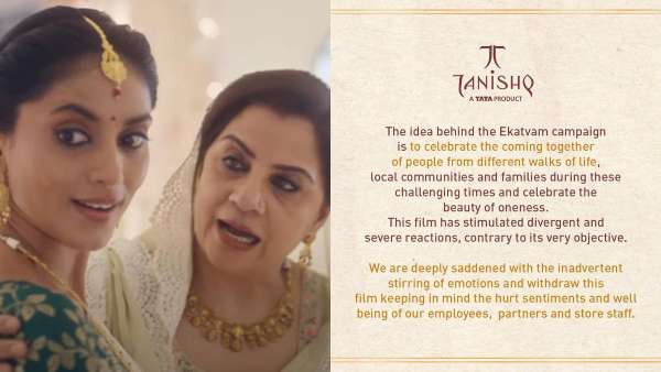 Tanishq Also Issued A Statement 