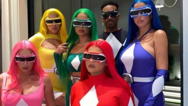 Kylie Went As The Red Power Ranger