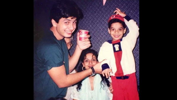 Ishaan With His Mom & Shahid Ishaan With His Mom & Shahid