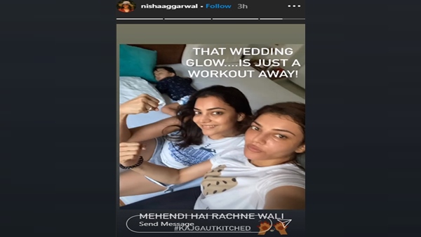 Kajal Aggarwal and Nisha Aggarwal Kajal Aggarwal and Nisha Aggarwal