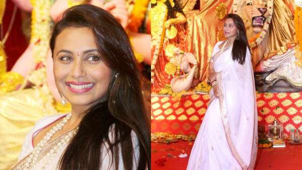 Rani Mukerji At A Durga Pooja In 2019 Rani Mukerji At A Durga Pooja In 2019