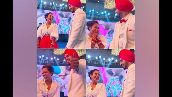 Neha Can’t Stop Blushing As She Shook A Leg With Rohanpreet