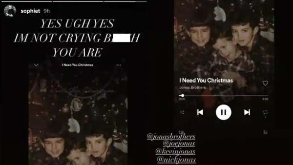 Sophie Turner Jonas's IG Story Sophie Turner Jonas's IG Story