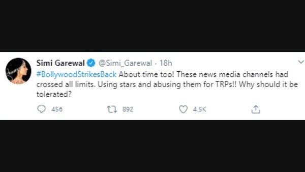 Simi Garewal's Reaction To Bollywood's Lawsuit Simi Garewal's Reaction To Bollywood's Lawsuit