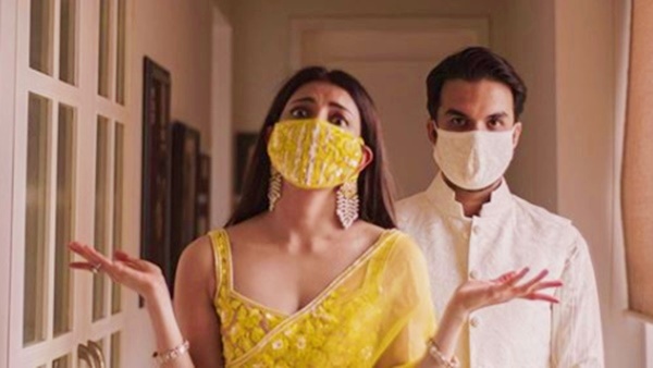 Your picture with Gautam from the engagement ceremony in which both of you are wearing masks, went viral on social media. Fans just loved your cute pose in the picture. What do you have to say about the response?