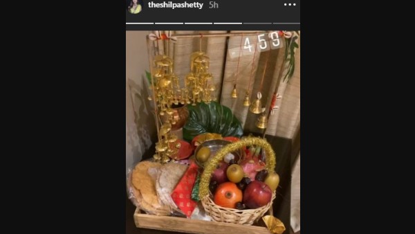 Shilpa Shetty Gives Us A Glimpse Of Her Sargi