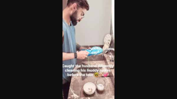 Anushka Sharma Reveals What Hubby Virat Kohli Is Up To Anushka Sharma Reveals What Hubby Virat Kohli Is Up To