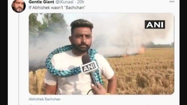 A Troll Mocks Abhishek Bachchan On Social Media A Troll Mocks Abhishek Bachchan On Social Media
