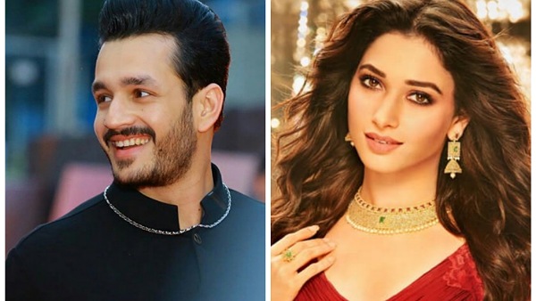 Tamannaah Bhatia and Akhil Akkineni