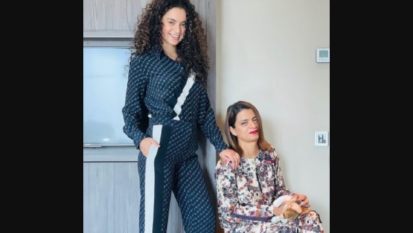 The Ranaut Sisters Pose For A Picture The Ranaut Sisters Pose For A Picture