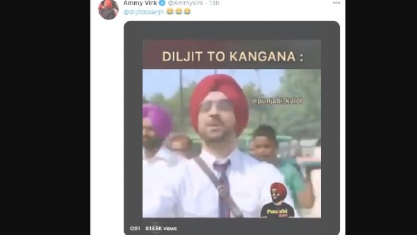 Ammy Virk Supports Diljit Dosanjh Ammy Virk Supports Diljit Dosanjh