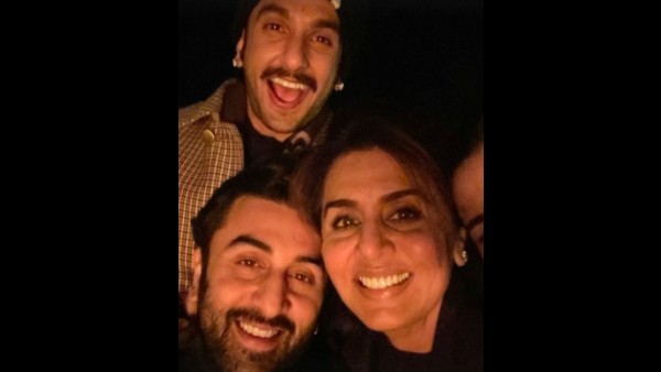 Ranveer Singh Catches Up With Ranbir Kapoor And Neetu Kapoor