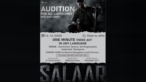 About Salaar Auditions About Salaar Auditions