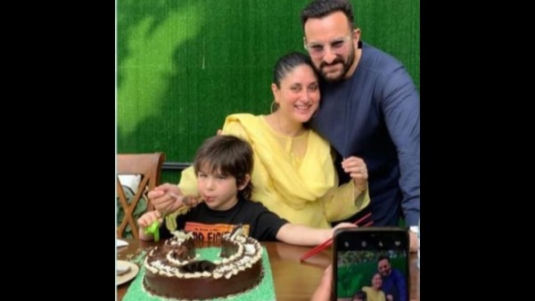 Taimur Can't Get Enough Of His Birthday Cake Taimur Can't Get Enough Of His Birthday Cake