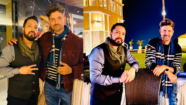 Hrithik Roshan Poses With Mika Singh