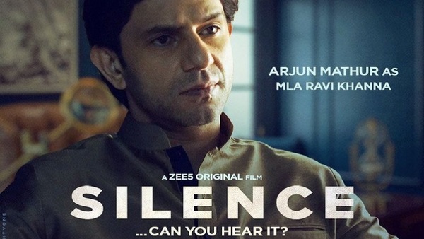 Arjun Mathur on Silence poster