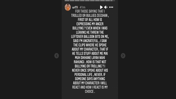 Bigg Boss OTT: Urfi Javed SLAMS Zeeshan Khan Supporters; Rakhi Sawant Says ‘You Will Go Again, I’ll Take You’ Bigg Boss OTT: Urfi Javed SLAMS Zeeshan Khan Supporters; Rakhi Sawant Says ‘You Will Go Again, I’ll Take You’