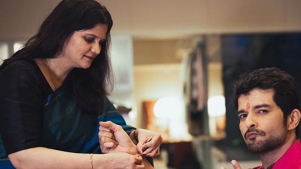 Raqesh Bapat with his sister