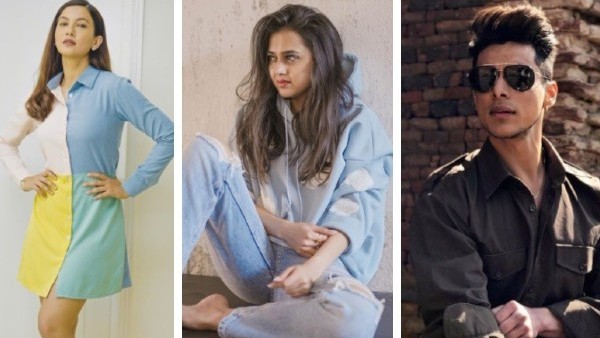 Gauahar Khan, Tejasswi Prakash & Pratik Sehajpal Gauahar Khan, Tejasswi Prakash & Pratik Sehajpal