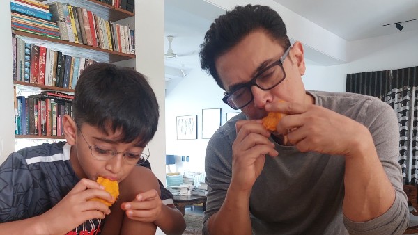 aamir-khan-and-son-azad-enjoy-a-mango-binge