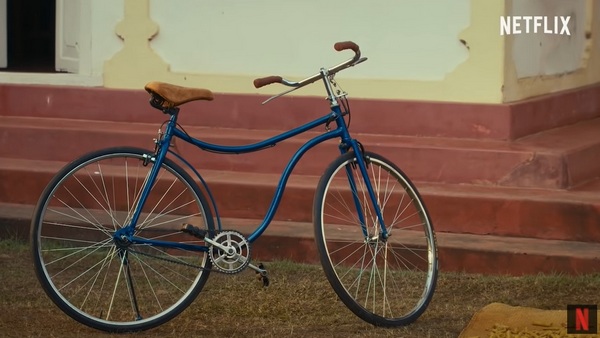 The bicycle in Cobalt Blue The bicycle in Cobalt Blue