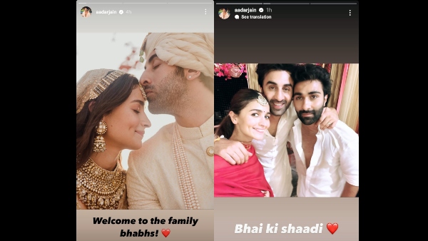 Ranbir Kapoor-Alia Bhatt Wedding: Aadar Jain Shares An Unseen Picture, Welcomes Bhabs To The Family