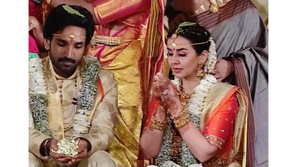 Aadhi Pinisetty-Nikki Galrani Are All Smiles In Wedding Pics Aadhi Pinisetty-Nikki Galrani Are All Smiles In Wedding Pics
