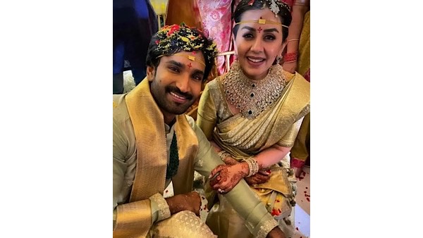 Aadhi Pinisetty-Nikki Galrani Are All Smiles In Wedding Pics Aadhi Pinisetty-Nikki Galrani Are All Smiles In Wedding Pics