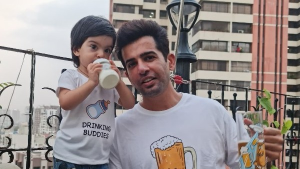 Jay Bhanushali With Daughter
