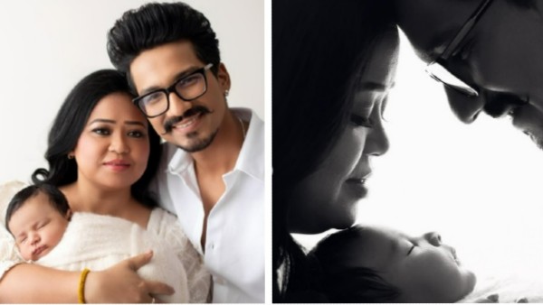 Bharti Singh And Haarsh Limbachiyaa With Laksh