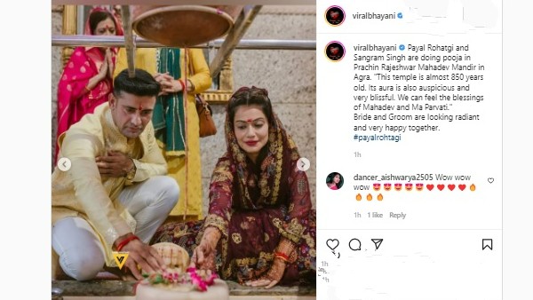 Payal Rohatgi And Sangram Singh