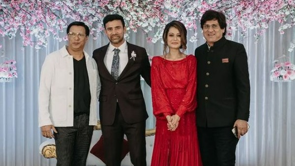 Payal Rohatgi And Sangram Singhs Mumbai Reception