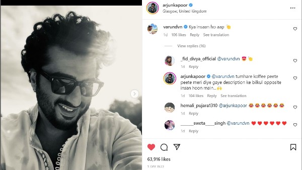 Arjun Kapoor Instagram