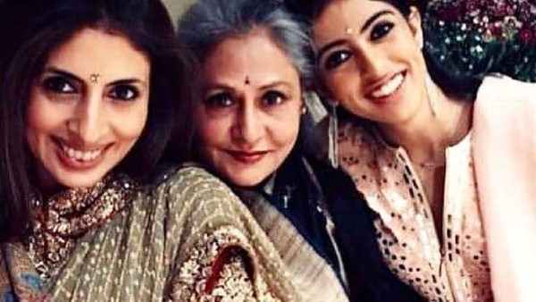 Navya, Jaya Bachchan, Shweta Nanda