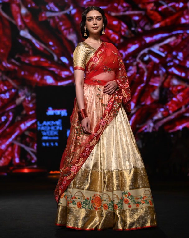 Aditi in traditional outfit