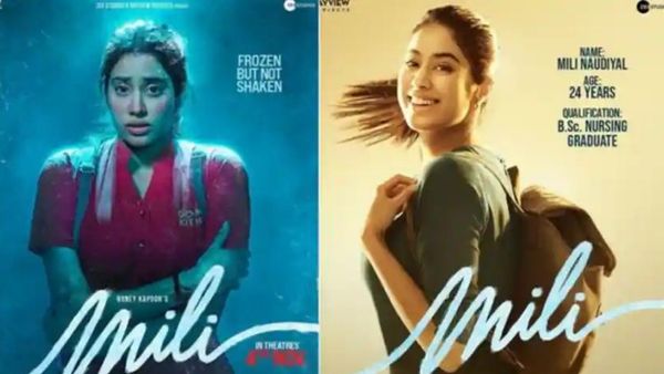 janhvi kapoor in mili poster janhvi kapoor in mili poster