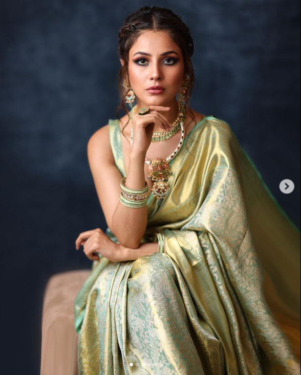 Shehnaaz Gill ethnic look