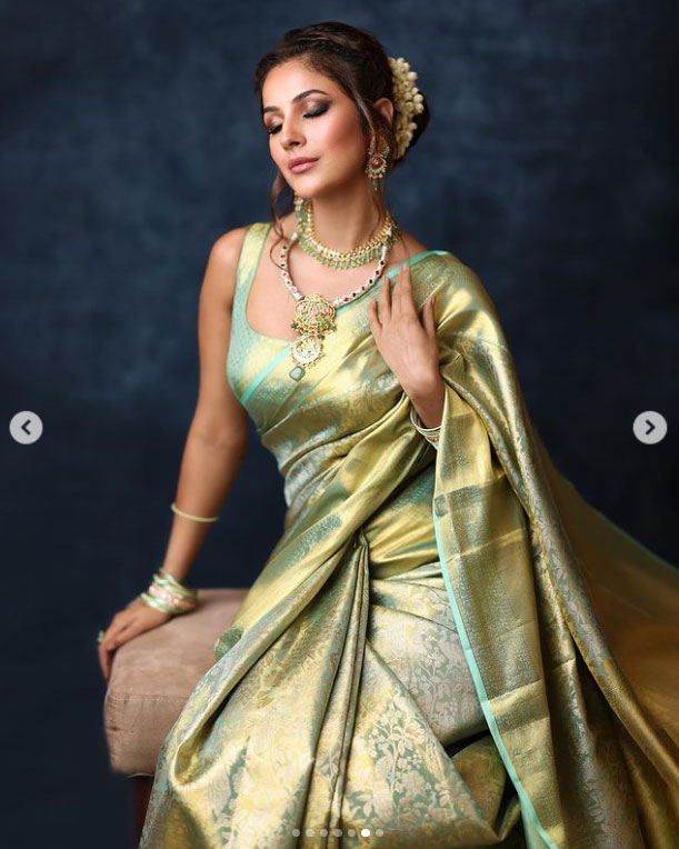 Shehnaaz Gills gajra look