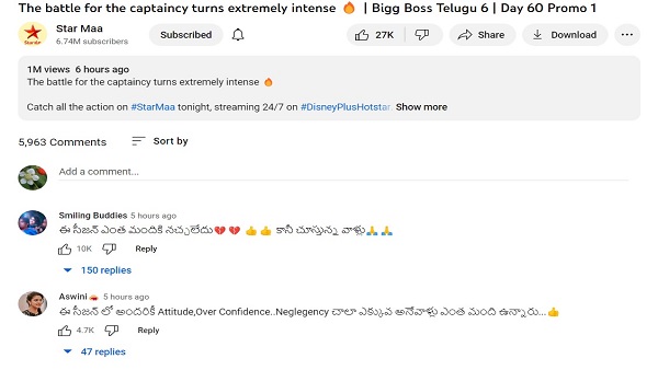 Bigg Boss 6 Telugu Contestants Irritate Viewers Of The Show